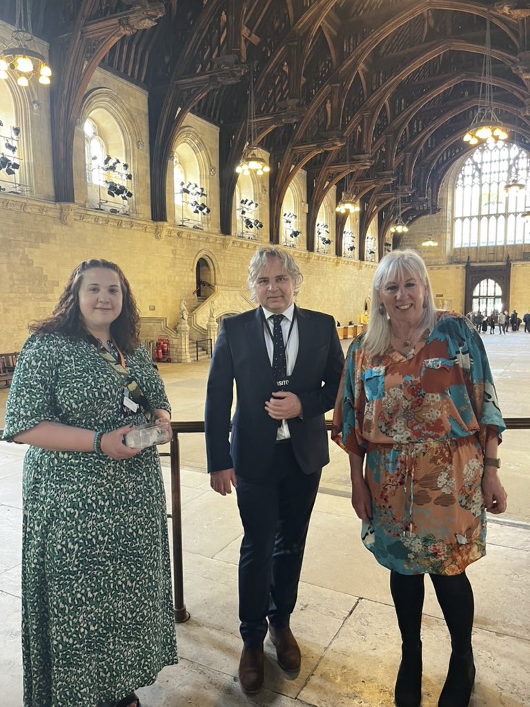 Thank you @ASollowayUK for showing me and @museumsally around @UKParliament Really grateful for your continued support for @derbymuseums #Derby #Museums