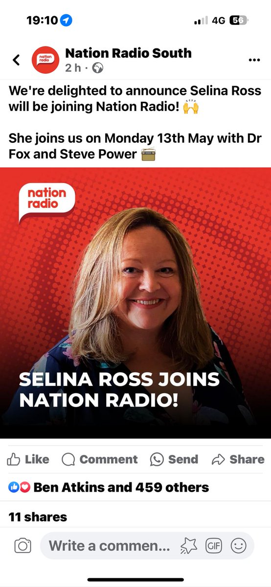 It's official. Selina Ross is to be reunited with Steve Power on Nation Radio South. She will co-present the Drivetime show and provide travel bulletins at breakfast and drivetime. Starting Monday, the show will air weekdays on 106FM, 106.6FM, DAB and the Nation player.