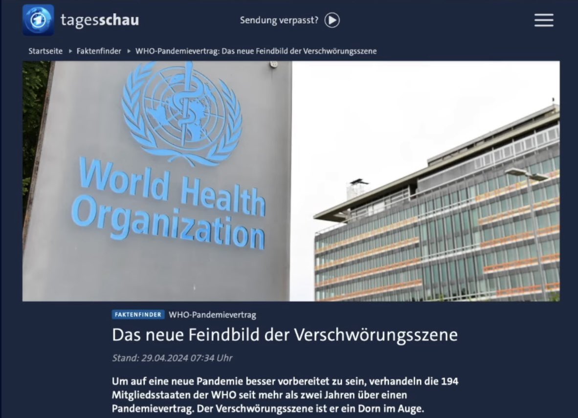 Hallo @tagesschau und @Karl_Lauterbach 
Ich bin stolz ein Teil der ' Verschwörungsszene' zu sein, denn ihr werdet krachend scheitern und im Knast landen. 
#WHO #ArrestTedros #ArrestBillGates #ArrestFauci #ArrestMerkel #ArrestSpahn #ArrestLauterbach