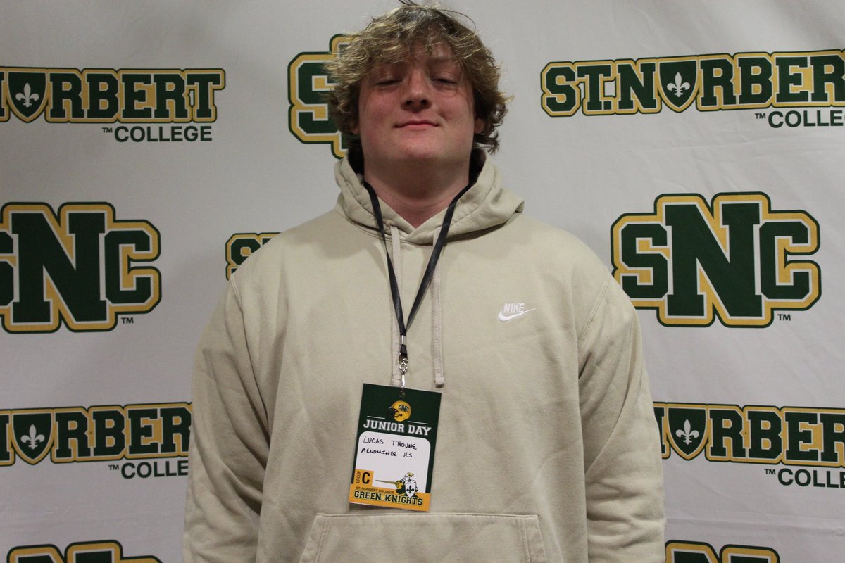 Thank you <a href="/SNCfootball/">St. Norbert Football</a> and <a href="/d_coop1/">Dennis Cooper</a> for the football junior day visit!