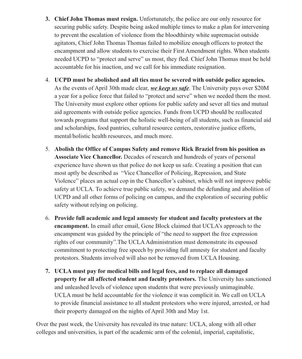 In light of this week’s recent events at UCLA and beyond and a lack of cohesion within ASU, we, a group of autonomous Concerned Black Bruins and Alumni, have released a statement in solidarity with the Students for Justice in Palestine. We call for 1) the UCLA Administration to