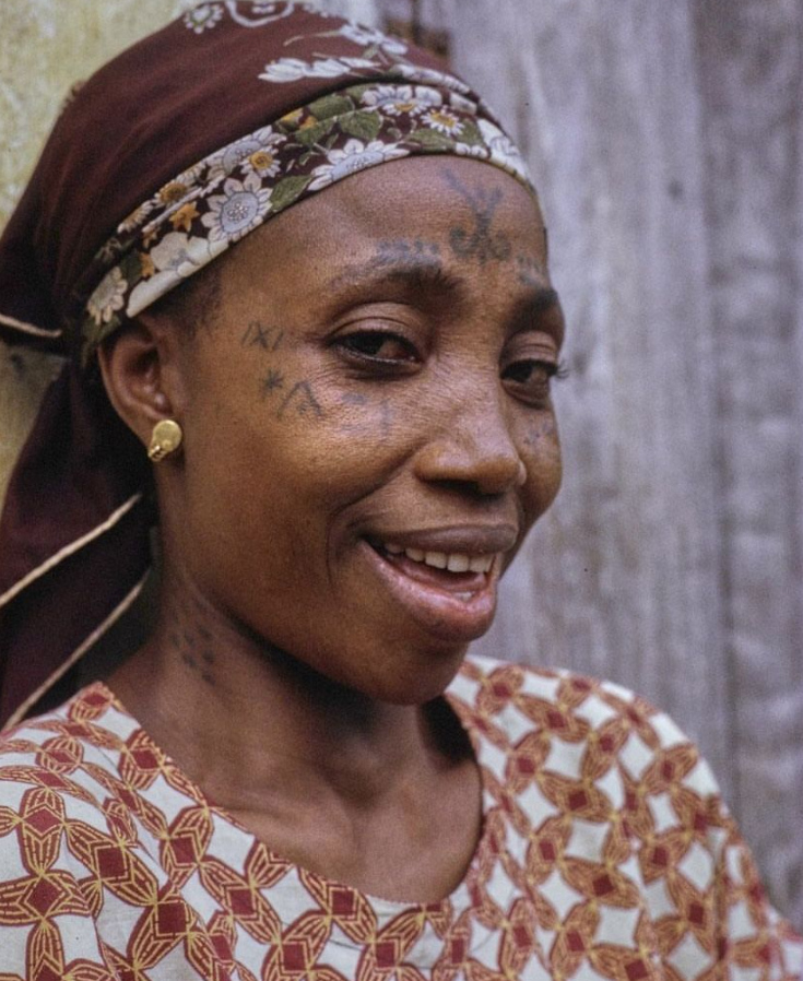 Yoruba women with Tattoos