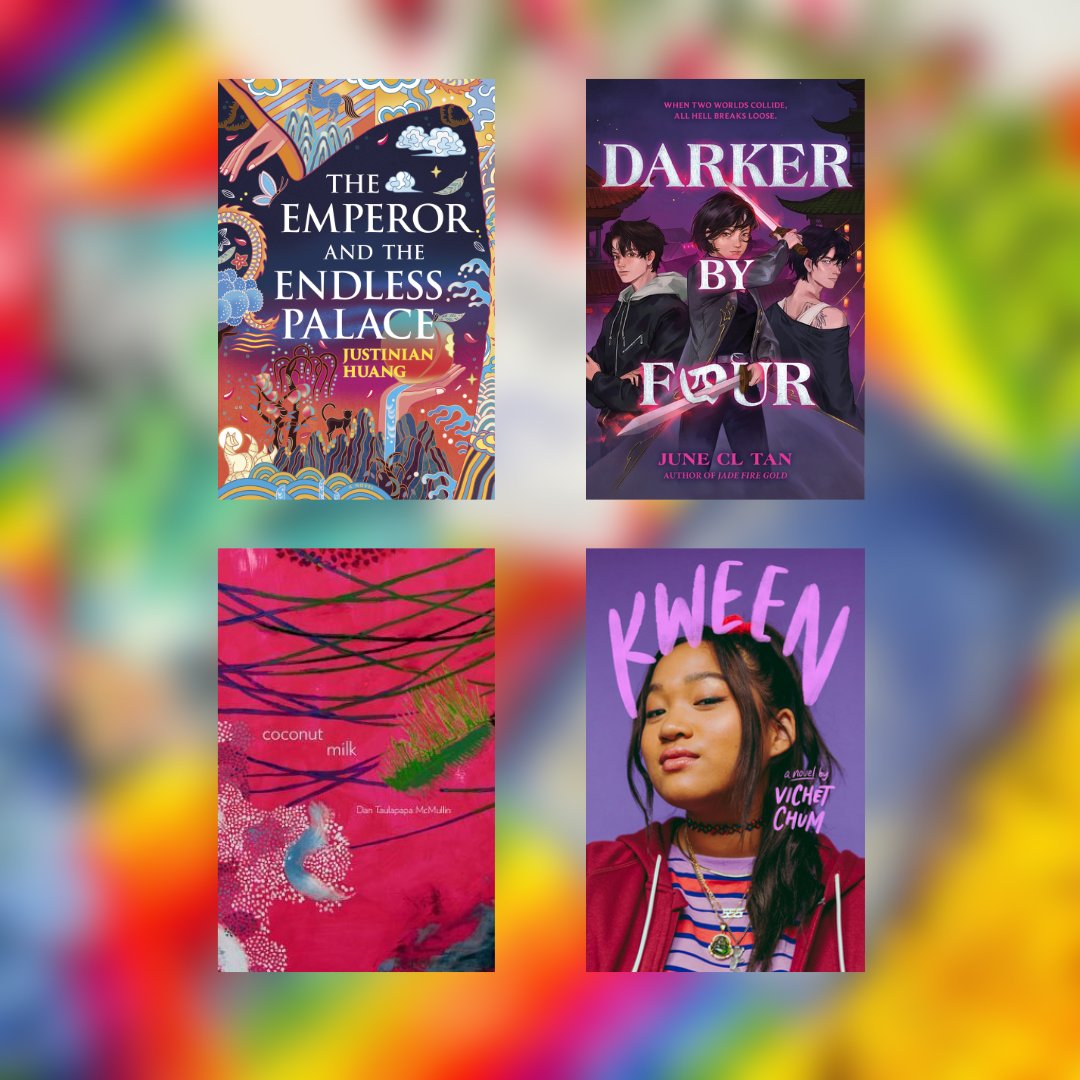 The Emperor &amp; the Endless Palace by Justinian Huang
Darker by Four by June C.L. Tan
Coconut Milk by Dan Taulapapa McMullin
Kween by Vichet Chum