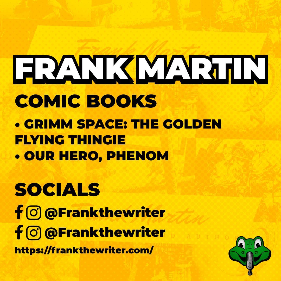 This week we have the talented @frankthewriter on Inspired Ink! We dive into thought-provoking discussions on the ups and downs of a diversified creative portfolio, the fascinating evolution of past work, and the power of relentlessly pursuing your passion for writing.