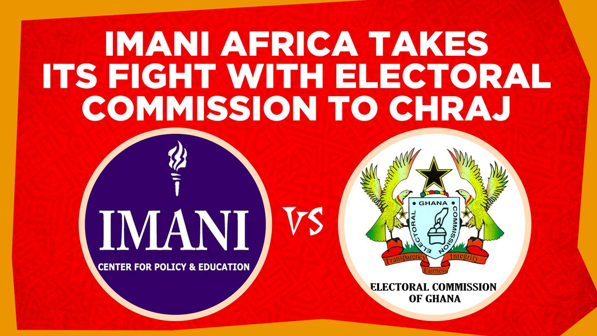 IMANI Africa takes its fight with the Electoral Commission to CHRAJ.

youtu.be/k6UR2aCcnX4

#TopStory