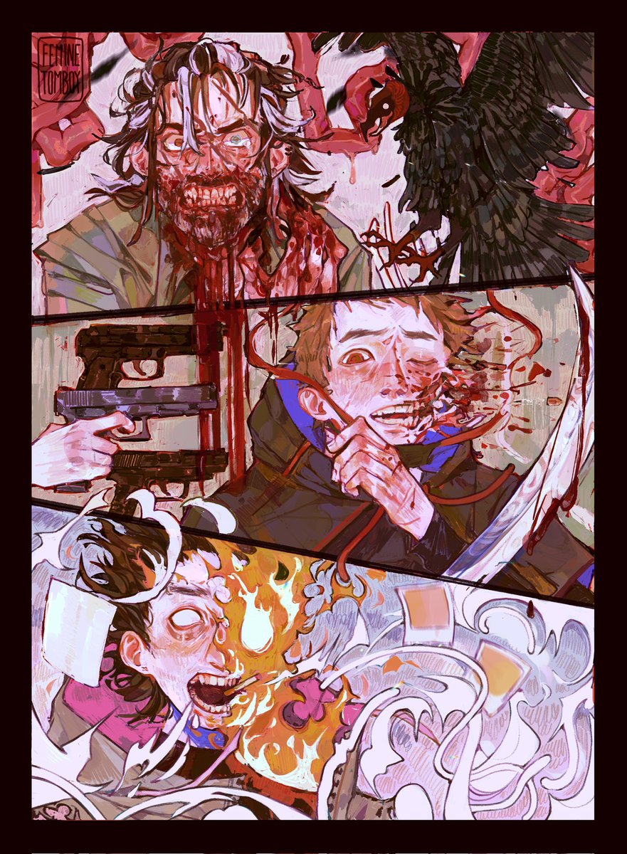 feminetomboy's tweet image. Before render // after render