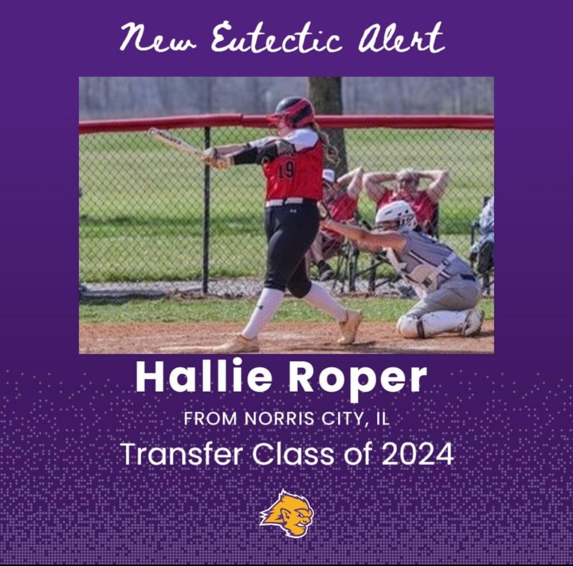 We have added another upper-classmen for the 2024-25 school year! Can't wait to see what she can do in a Eutectic uniform. #uhspsoftball #uhspathletics #goeuts #uhspedu #naiasoftball