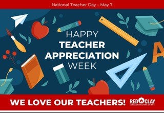 Happy Teacher Appreciation Week, to all of the outstanding teachers at Heritage and across Red Clay! <a href="/heritage_AP/">V. Stevens</a> <a href="/RedClaySchools/">Red Clay Consolidated School District</a> #RemarkableRedClay