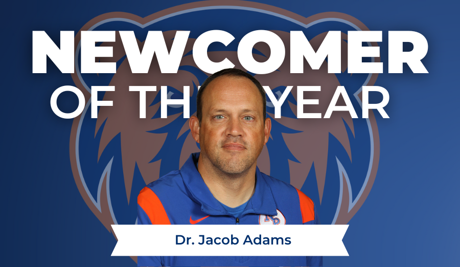 Congrats to Dr. Jacob (Jake) Adams, athletic director at North Point High School, who was awarded the 2024 St. Louis District Rodger Estes Newcomer of the Year Award by MIAAA. Read more: bit.ly/WSDJakeAdamsMI…. #WeAreWentzville
