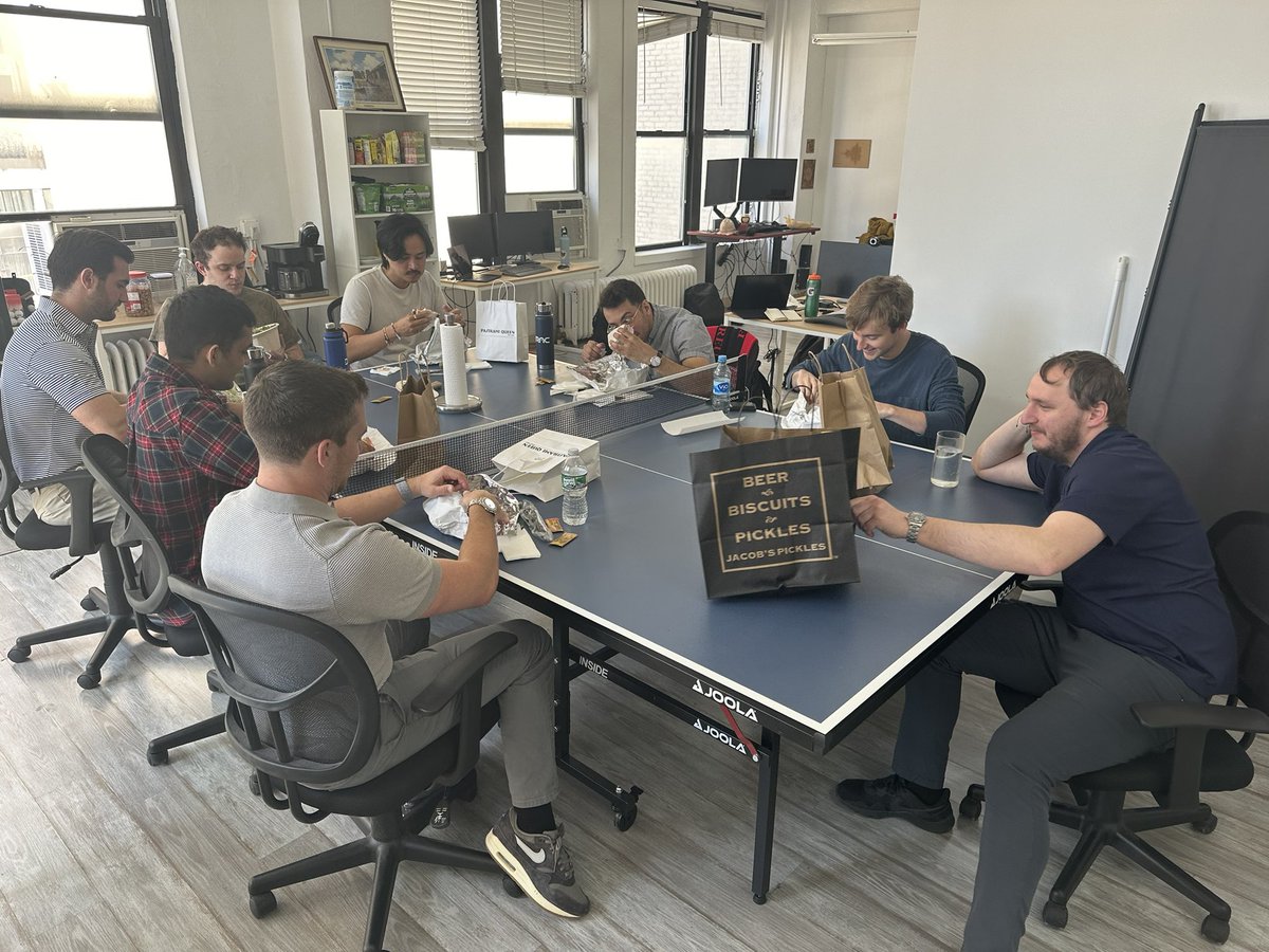The @DiracInc team’s growing! We’re gonna need more tables