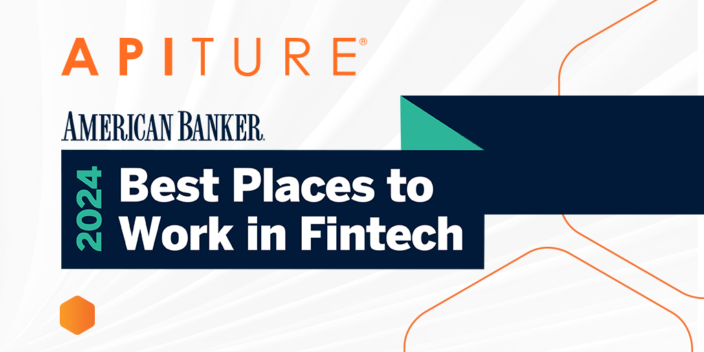 We are thrilled to be named to the @AmerBanker Best Places to Work in Fintech for the fifth time! It is such an honor to be included in this elite group of fintechs.
#BestPlacestoWork #Fintech #DigitalBanking 
apiture.com/resources/news…