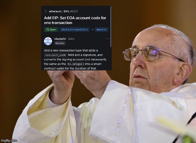 lightclients's tweet image. EIP-7702 has risen