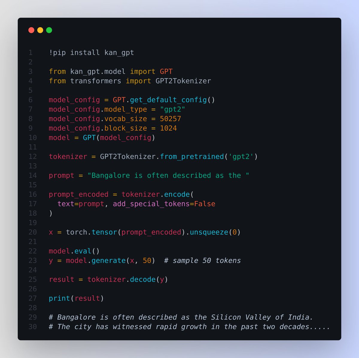 Nice repo - doing PyTorch implementation of Generative Pre-trained Transformers (GPTs) using Kolmogorov-Arnold Networks (KANs) for language modeling