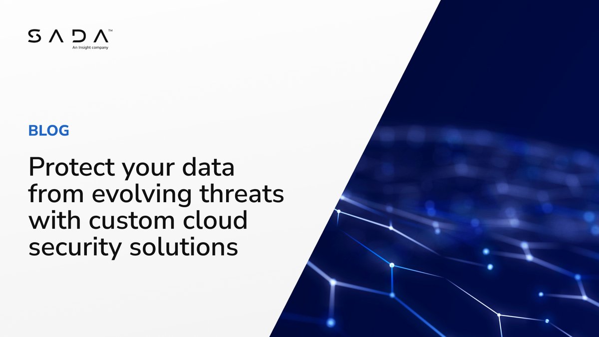 Empower your secure #cloud journey! ☁️ @SADA's blog explores essential #securitysolutions & best practices to safeguard your data. 🔒#CloudSecurity #DataProtection ow.ly/KxKZ50RsM11