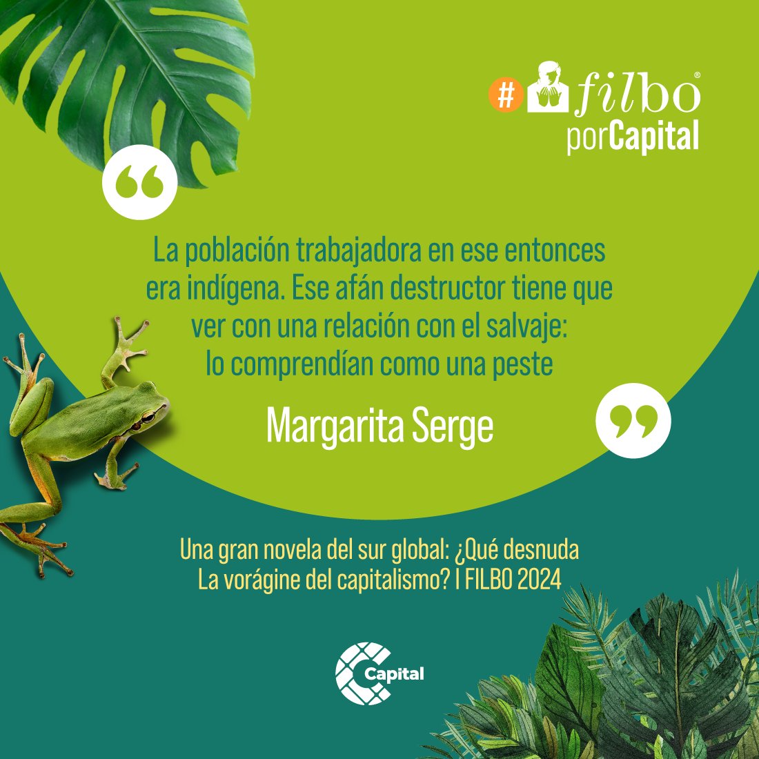 📖🍃 En la reciente edición de #FILBOporCapital ‘La vorágine’ cumplió cien años y se examinó en clave económica y política con Margarita Serge, Erna von der Walde, Carlos Páramo y @CalvodeNarvaez. 

📲👉🏽 Revive esta charla en nuestro canal de YouTube i.mtr.cool/fcyvyophjj