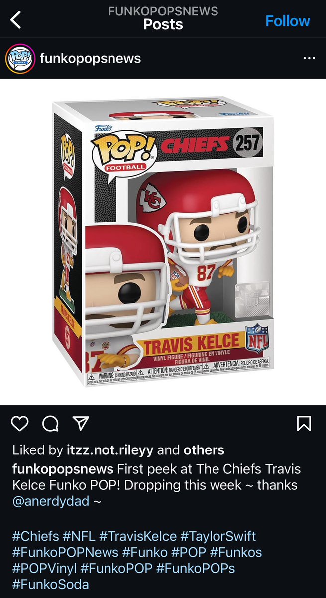 the new travis kelce funkopop is a NEED