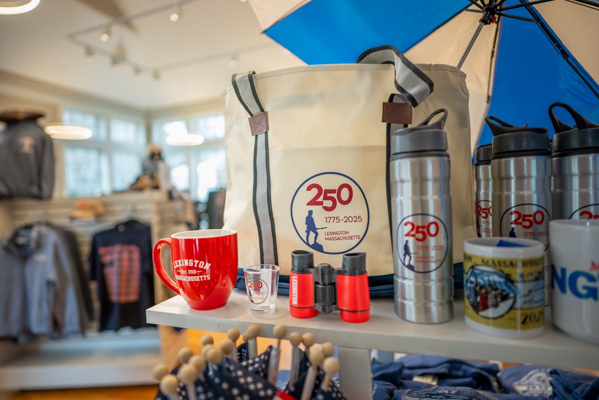 Merch for Sale!: Did someone say merch? Our official Lex250 merchandise is now for sale at the Lexington Visitors Center! Stop by to pick up some shirts, plushes, hats, totes, and more! The center at 1875 Massachusetts Ave is open daily from 9… lex250.org/merch-for-sale… #Lex250