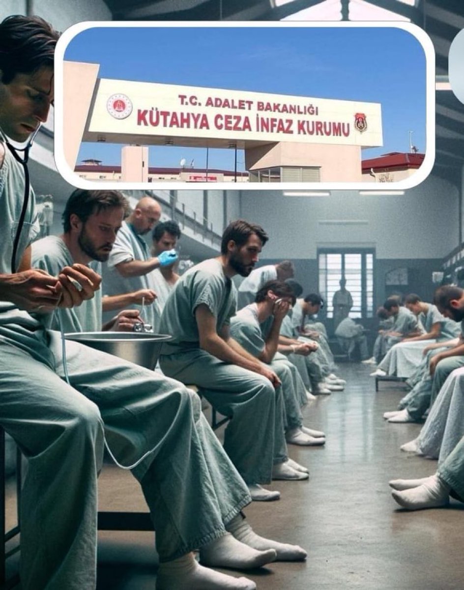 In Kütahya Prison(#Turkey), sick prisoners can access healthcare with long delays. People's lives are not considered when these unfair practices are applied to them. KütahyaCİKte KeyfiUygulama #Europapa #Eurovision2024
