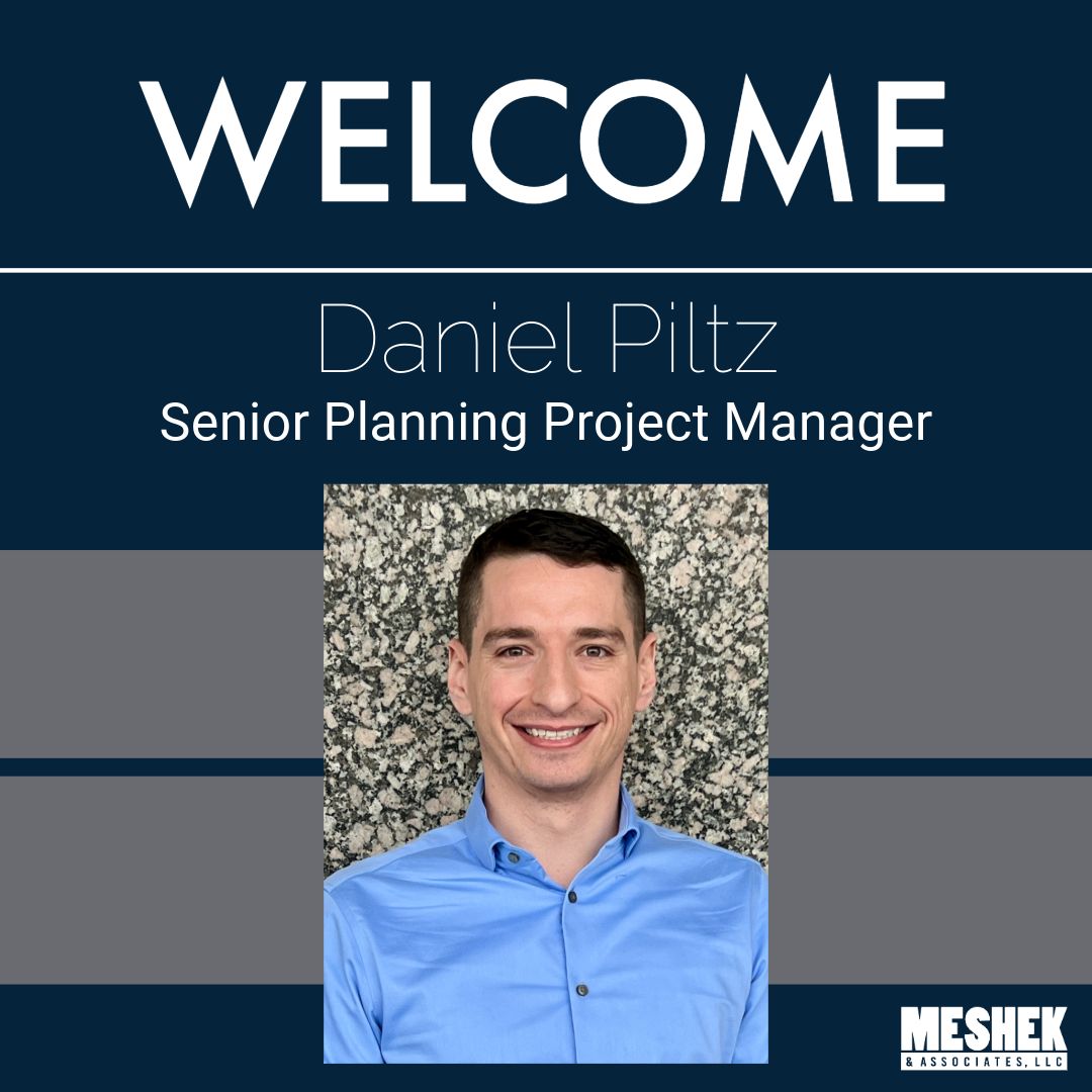 Meshek would like to Welcome Daniel Piltz to our team of Planning professionals! Daniel will be joining us in our Oklahoma City office as a Senior Planning Project Manager. Welcome, Daniel!