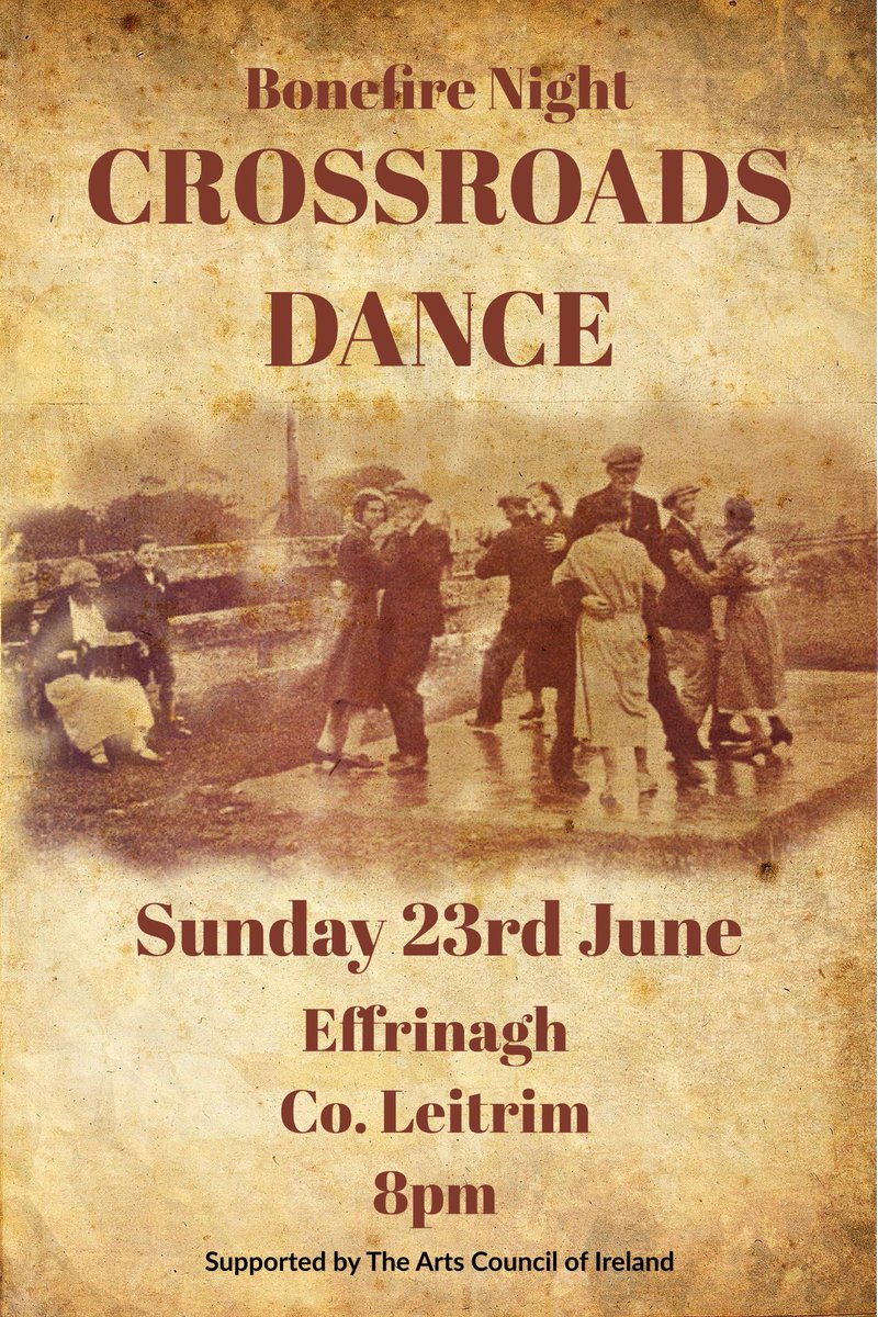 Bonefire Night at Effrinagh Crossroads 23rd June. Bring your instruments and dancing shoes. 🔥 #Leitrim @artscouncil_ie
