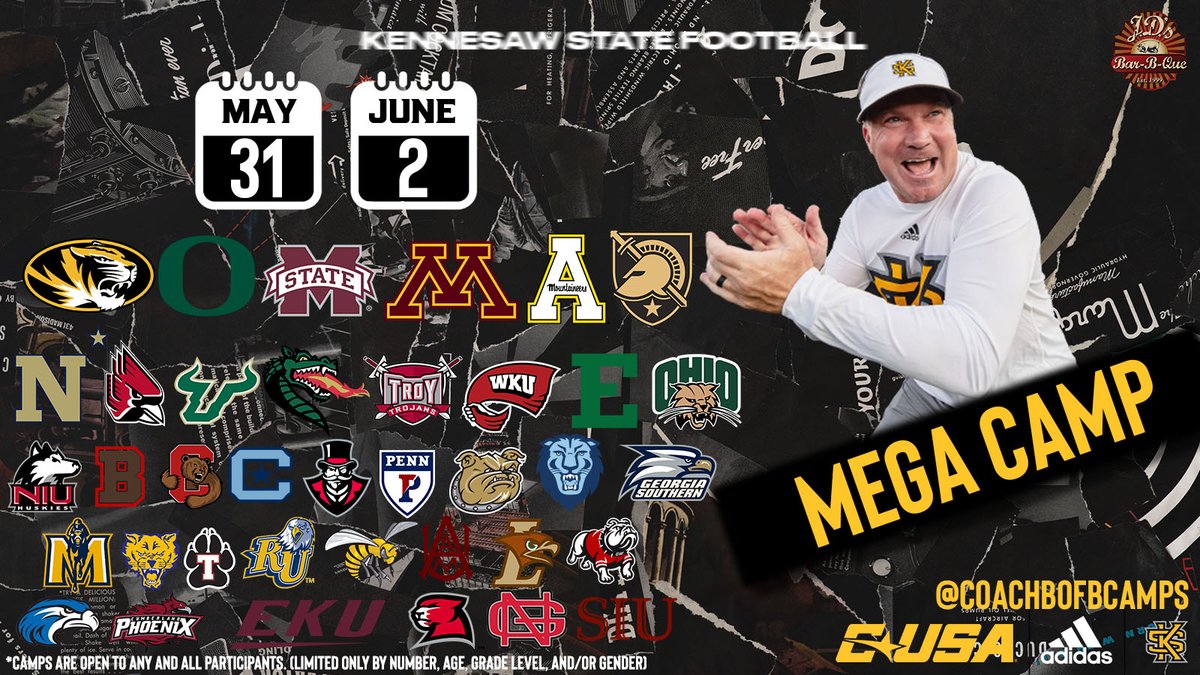 DON'T MISS YOUR CHANCE TO SAVE 💸! 🏃‍♂️OUT OF TIME ⌛️ FOR EARLY REGISTRATION!
📝🆙 NOW - brianbohannoncamps.totalcamps.com/shop/EVENT