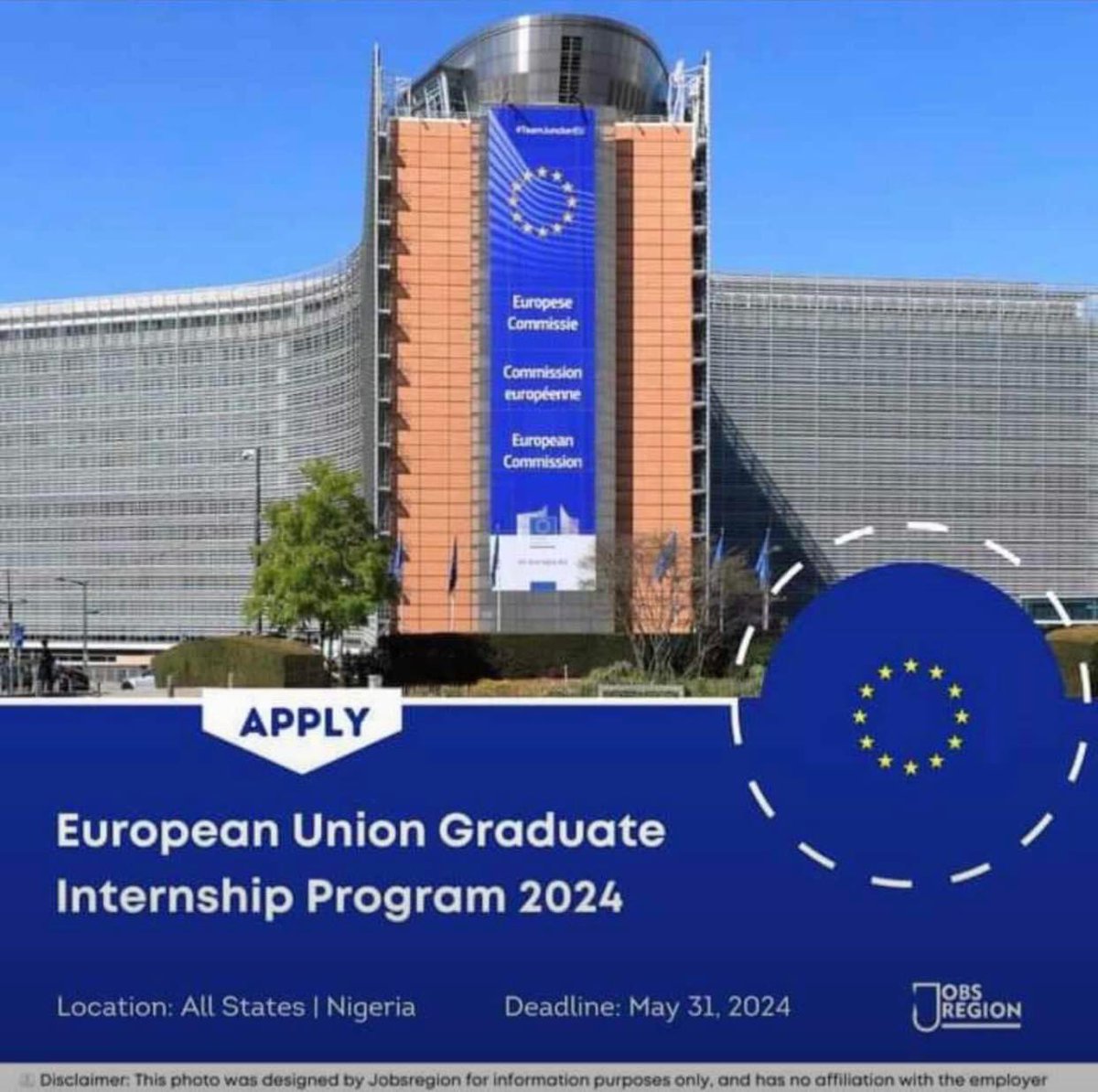 European Union Graduate Internship Program 2024 

The European Union Traineeship offers students a unique opportunity to gain firsthand experience in EU policymaking through paid placements in its offices across Europe.