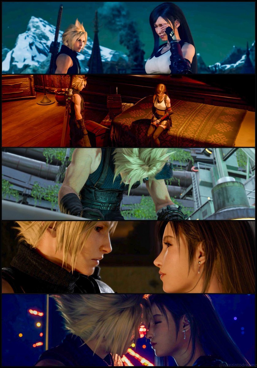 Cloud and Tifa's angsty romance is the heart and soul of FFVII ❤️‍🩹✨