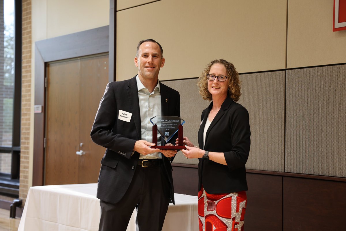 Recently, NCB was honored to receive the 2024 Outstanding Service Award by the Department of Agricultural Economics at the University of Nebraska-Lincoln. We look forward to working with the department in the future, aiming to create positive change in the agricultural sector!