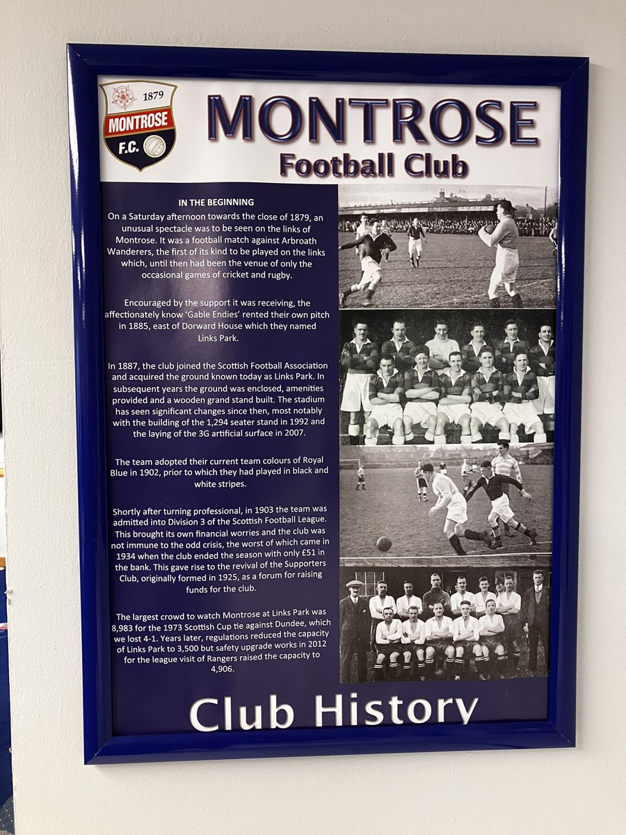 Links Park Montrose for Play-off Semi Final v Inverness Caledonian Thistle
