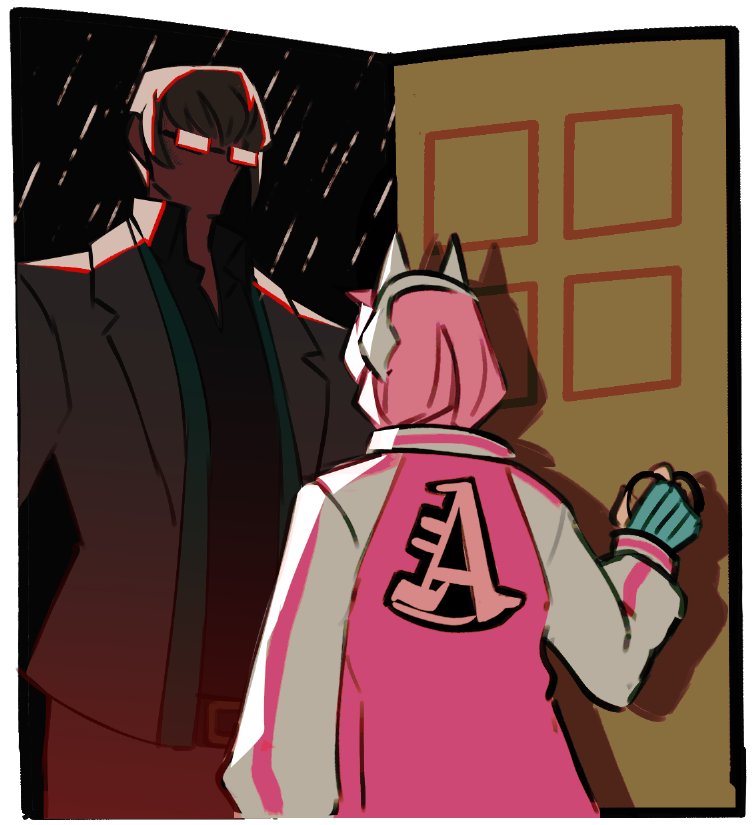 aitsf spoilers 

there's a monster at the door