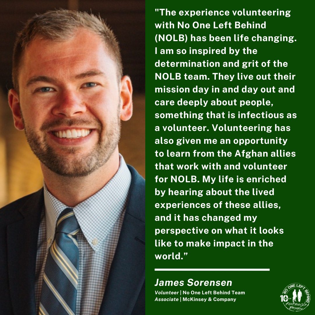 For James, getting plugged was more than opportunity to make a difference. It was a place where he could put his passion to work. Nearly three years later, he continues to make valuable contributions to our mission. GET INVOLVED: nooneleft.org/getinvolvedhid…