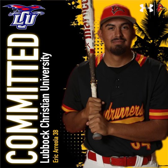 🔥COMMITTED🔥 Congratulations sophomore infielder @Eric_Arreola1 on his commitment to Lubbock Christian University! @COD_Athletics @LCU_Baseball