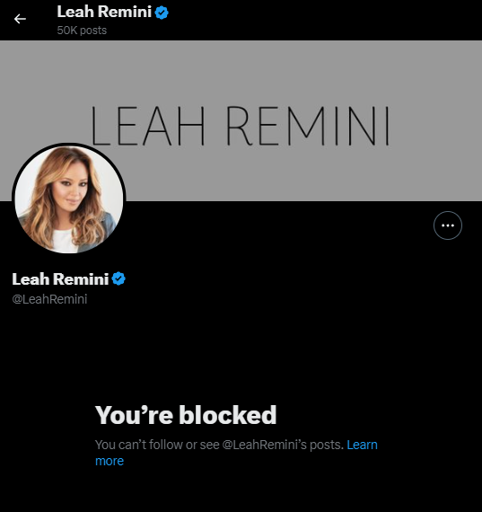 This is just getting ridiculous... I haven't even said anything against Leah. Some people in this community are starting to act like the Cult we are all fighting against. Sad part is that some of those are the ones all of us looked up to. Congratulation scientology, you won...