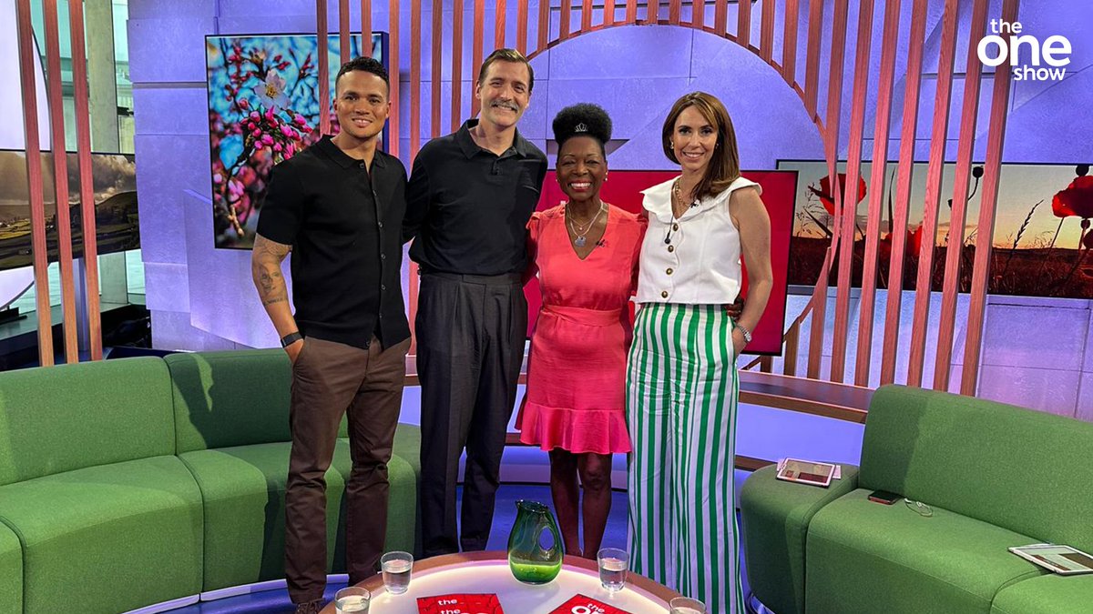 That’s it for your Tuesday #TheOneShow ⚡️ A huge thanks to tonight’s guests, Baroness @FloellaBenjamin and @paddygrant 🙌 Missed it? Watch on @BBCiPlayer 👉 bbc.in/4b14HSq