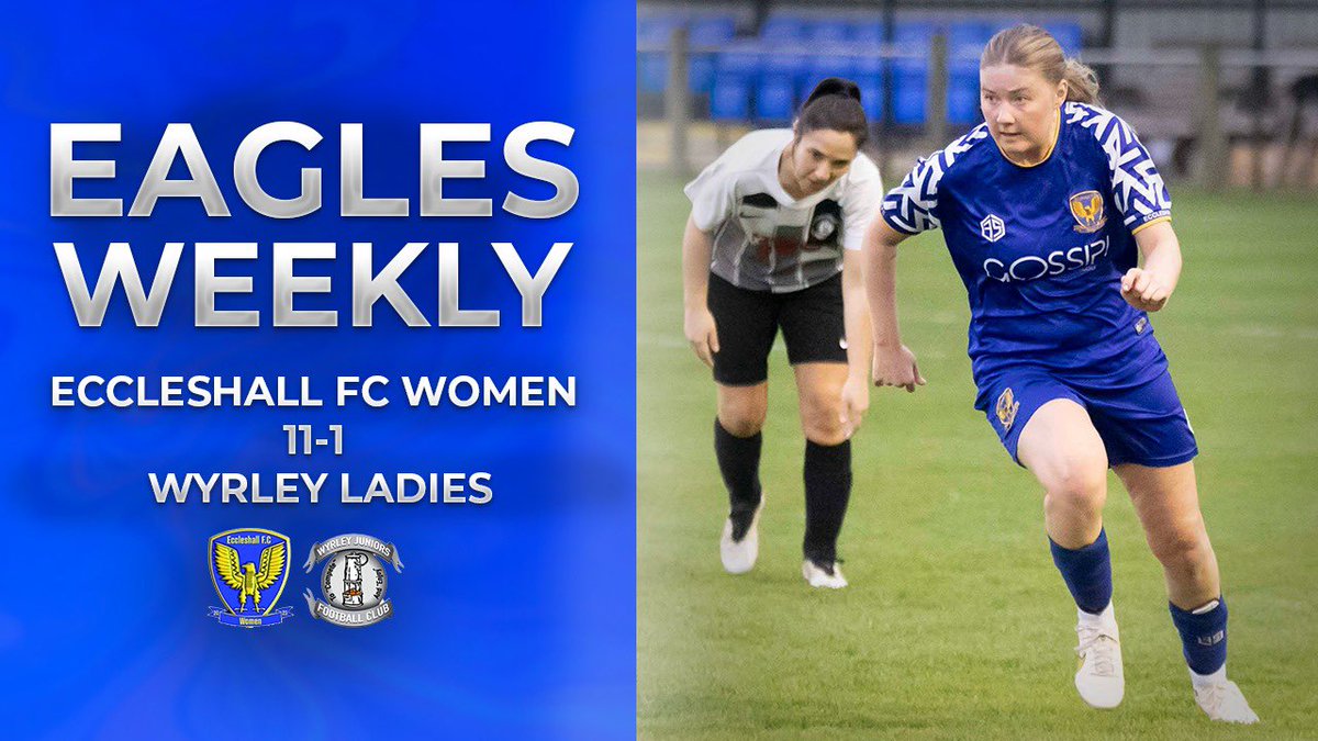 - The ‘Eagles Weekly’ match highlights from last Wednesday’s match against Wyrley can be seen via the link below ;

youtu.be/FY8KSlf-HLo?si…

(🎥 @louiscxtt)

#eaglesweekly #matchhighlights #footage #wednesday #wednesdaynight #midweek #wyrley #youtube #eccleshallfcwomen #eagles
