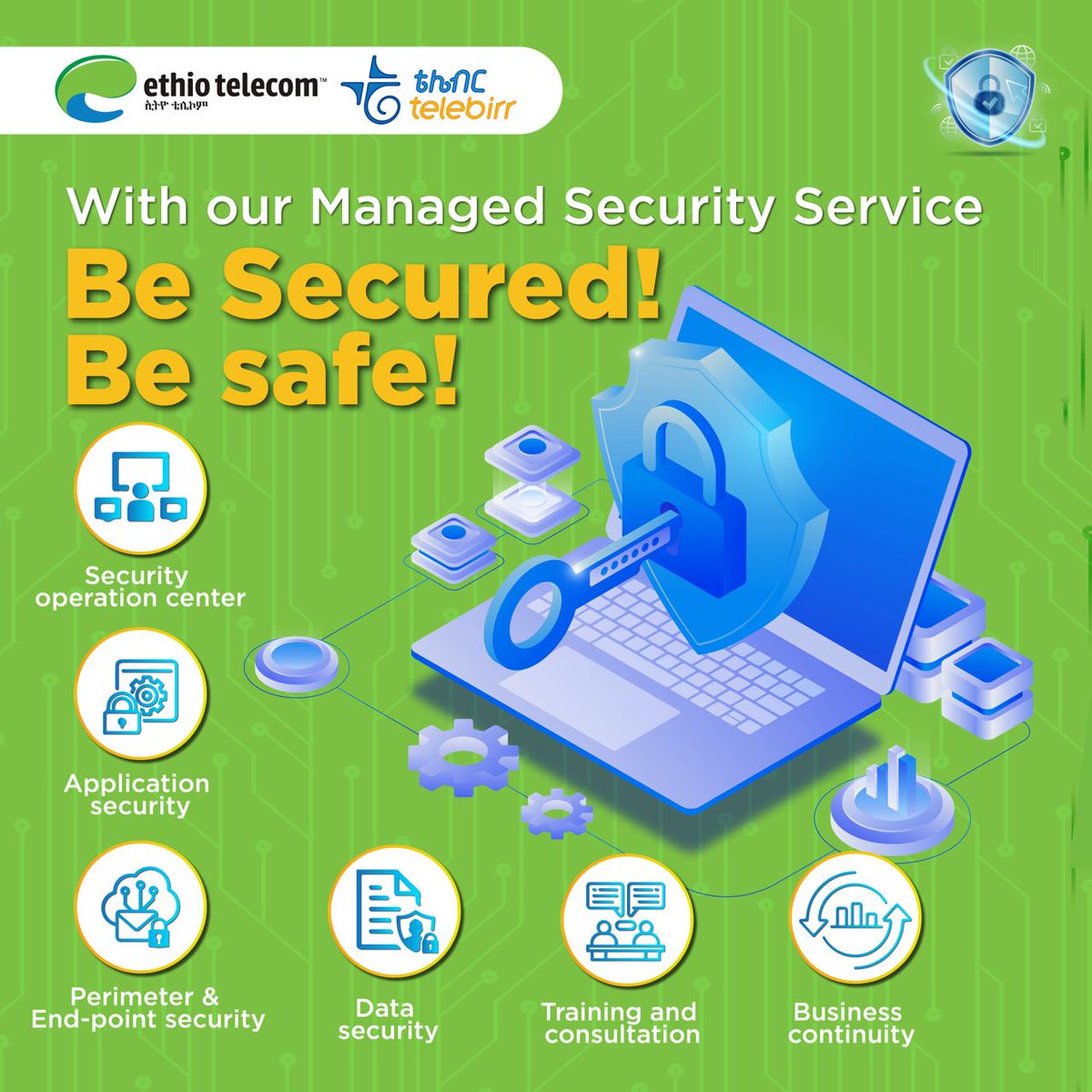 Our Managed Security Services provide a robust solution to effectively manage, monitor, detect, prevent, and respond to cyber threats. Stay ahead of the constantly changing cyber environment by using our services to protect your digital assets and infrastructure.