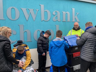 CWO's sorted it out with @WBankSchool! Pupils aced recycling with the Romaquip! ♻️ @Clean_GreenEA @ZeroWasteScotland #CleanGreenEA