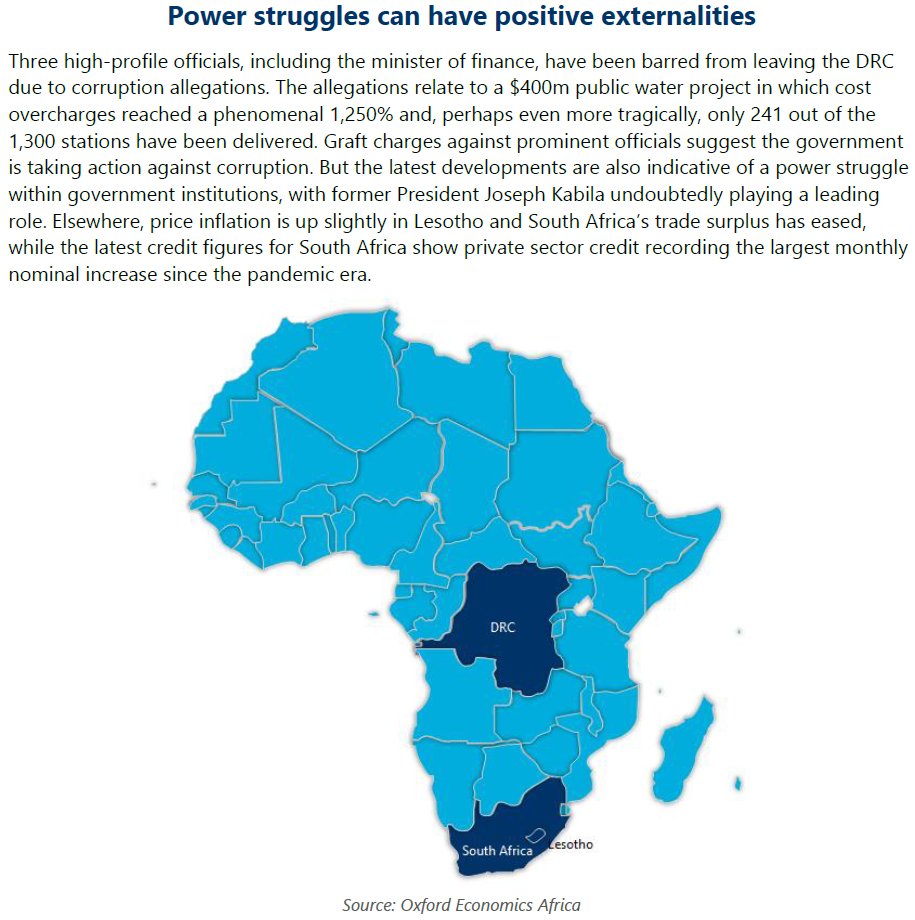 Today’s @OEAfrica analysis covers #DRC #Lesotho #SouthAfrica For more information, visit bit.ly/3tSeneK