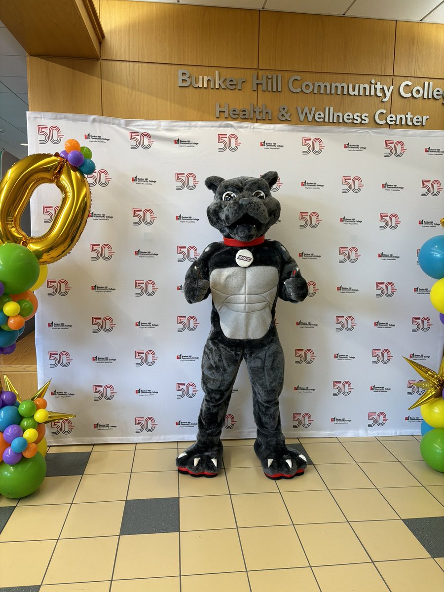 Let’s celebrate BHCC’s 50th. Make a tshirt, take a photo with Charlie, grab some fried dough. Events all day! bhcc.edu/50years/