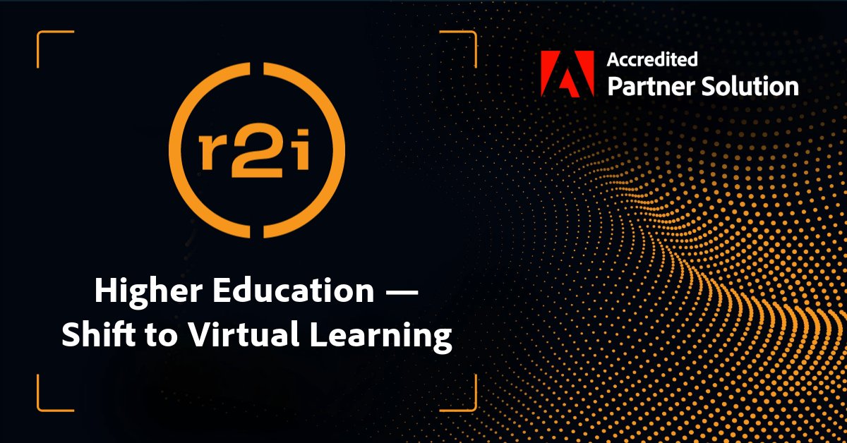 ✏️  As higher education institutions continue to move to virtual learning, @R2integrated, part of @ProtivitiDigi, offers a vital Accredited #AdobePartner Solution. 🎓 

Learn more: adobe.ly/3weUylY