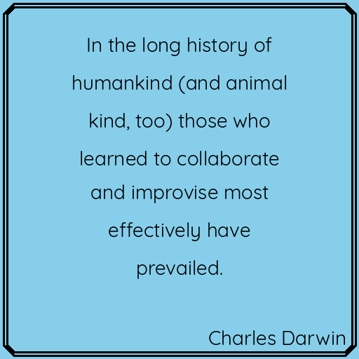 Words of wisdom. #CharlesDarwin