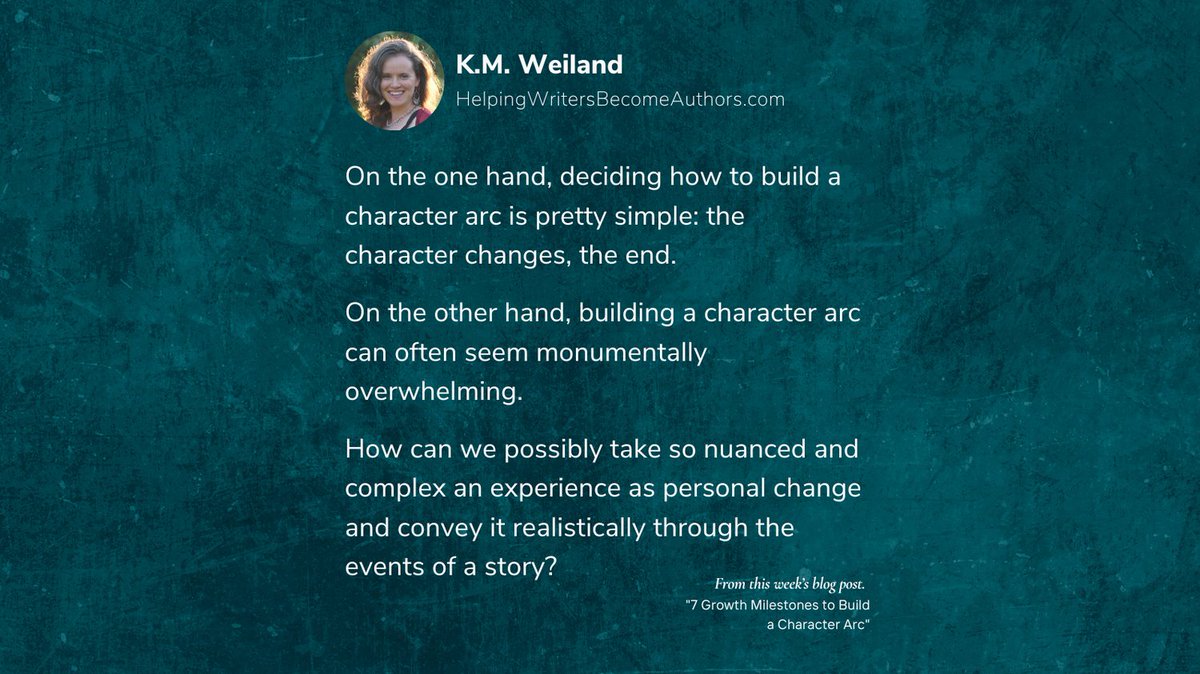 In this week's guest post from Becca Puglisi, learn how to effectively build a character arc in your story with this accessible tool. Create realistic personal change for your characters. wp.me/p3QOd2-8Yx #AmWriting #WritersLife #Writetip #writer #writerscommunity