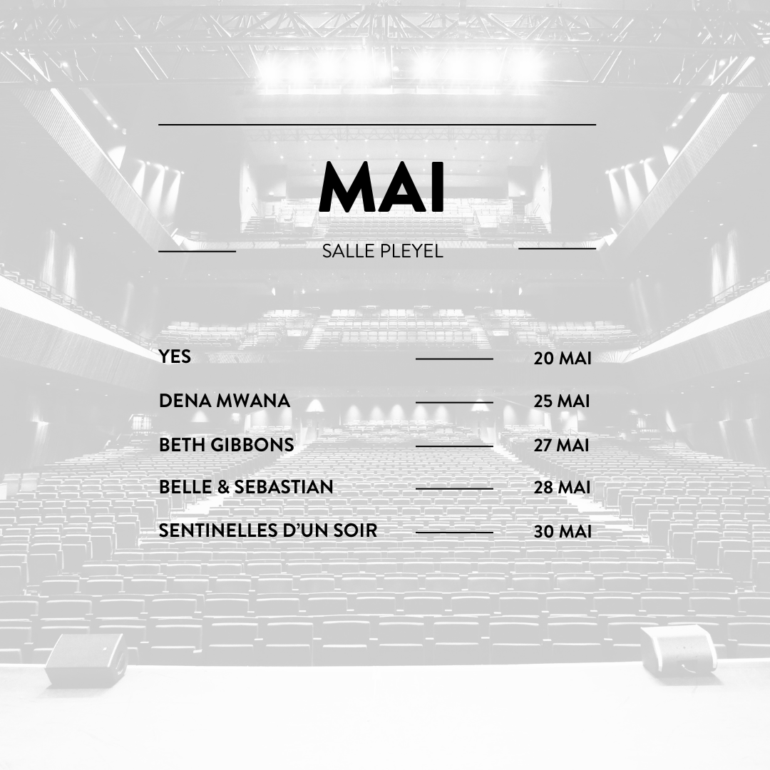 ➖MAI➖ En mai, faites ce qui vous plaît à la Salle Pleyel ✨🎶 Découvrez la programmation du mois et retrouvez-là dans son intégralité sur sallepleyel.com et réservez vos billets dès maintenant !