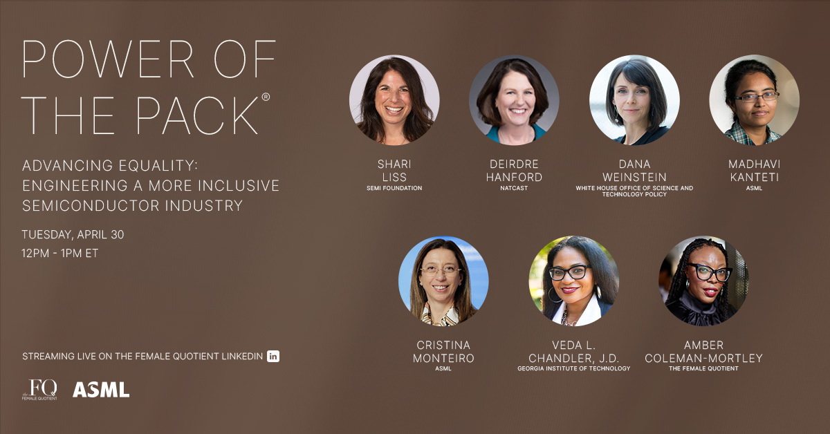 Join us with @ASMLcompany as we shine a light on women and advocates for inclusivity in the semiconductor industry, sharing their invaluable perspectives in this male-dominated realm. RSVP: linkedin.com/events/powerof…