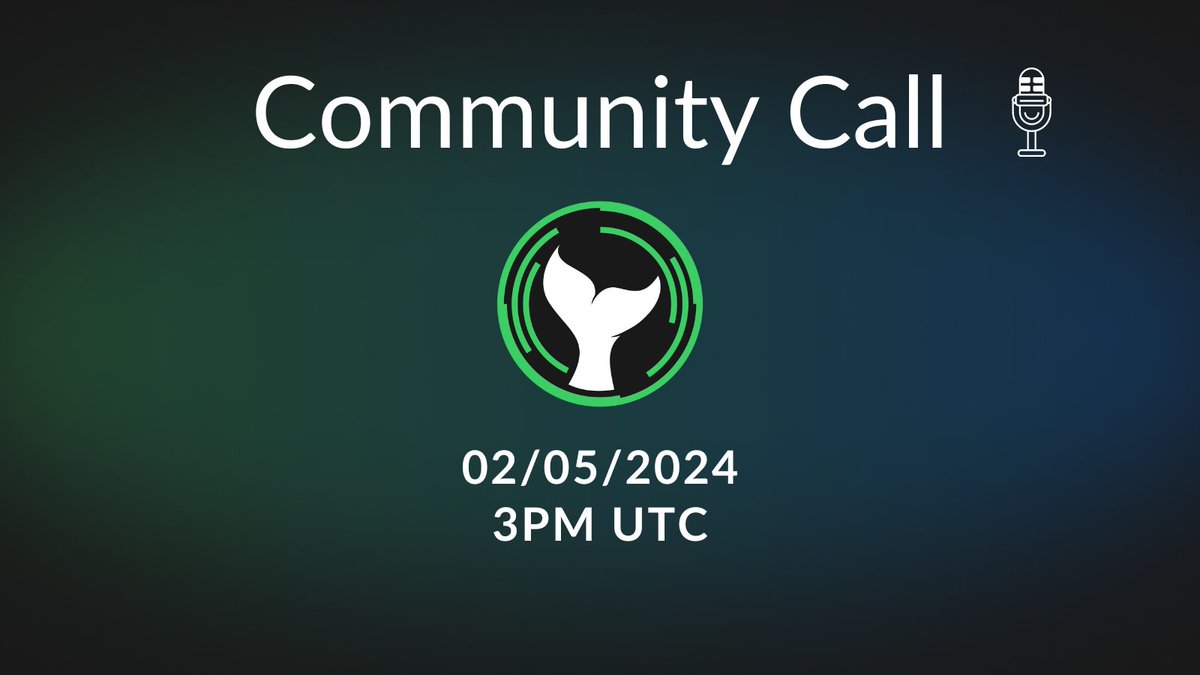 Your favourite hour of the week is approaching! Topics of this week in our Community Call are: RSTK DAO, Mad Scientists, Super App & more Set a Reminder here x.com/i/spaces/1RDGl… & #RideTheWhale