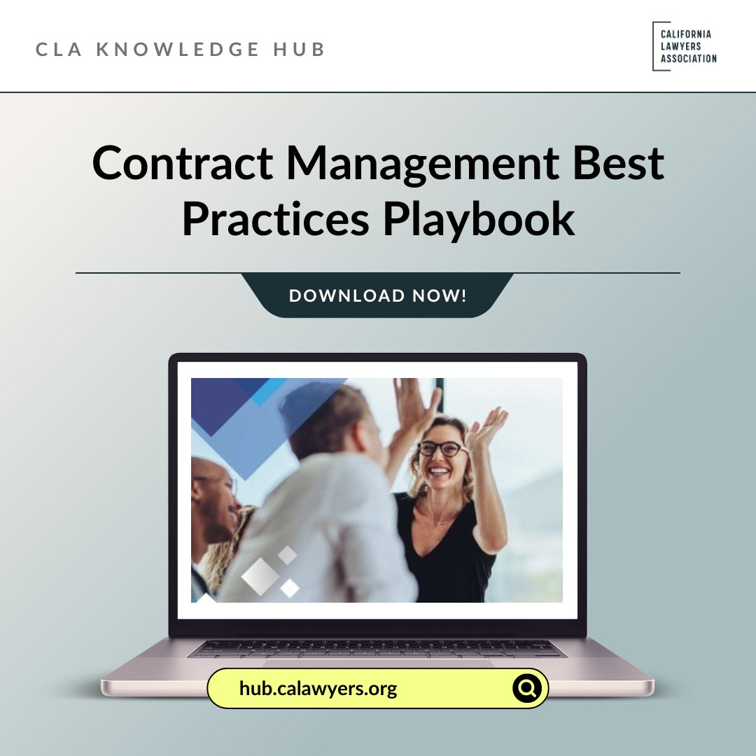 With contract management and legal ops digitally transforming, evolving CLM best practices is crucial. Discover the industry-standard actions taken to increase the efficiency and efficacy of contract administration processes.

Download Here> bit.ly/3PYAkn5

#KnowledgeHub