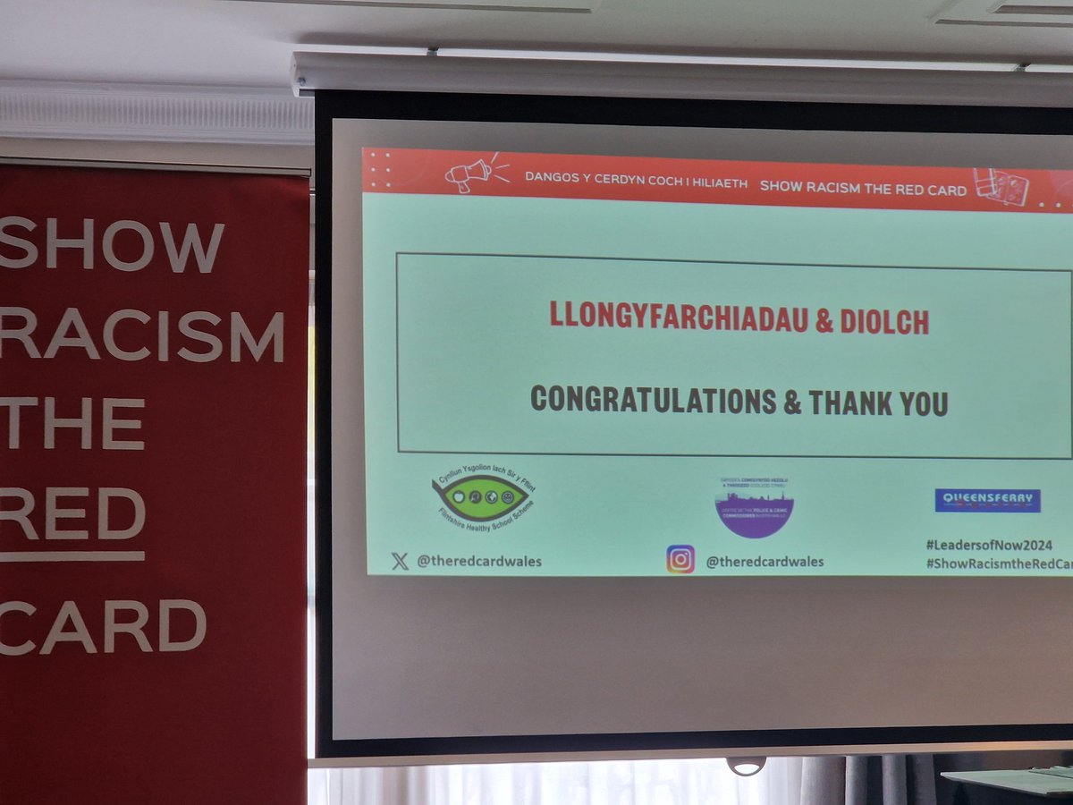 Thank you to @theredcardwales for the invite to the #Leadersofnow2024 celebrations. Was great to hear about the inspiring work being done by young people in Flintshire schools. My key take away was that the future is in safe hands with these brilliant young people.