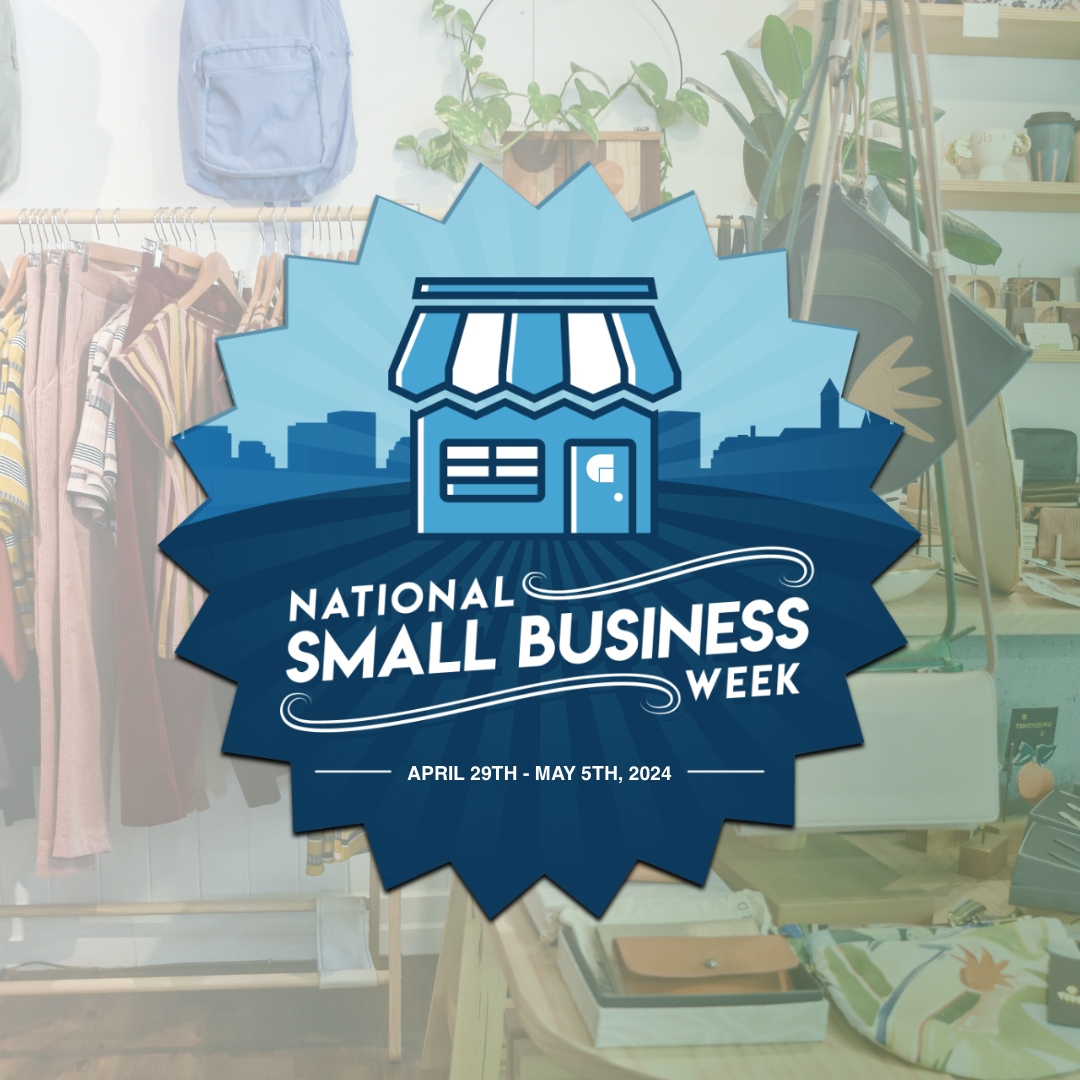 🎉 Happy National Small Business Week! 🎉
Let's celebrate the backbone of our community: small businesses! 
Your hard work and creativity make our community thrive. Let's show our support and appreciation for all that you do! 🏪💼
#SmallBusinessWeek #SupportLocal #BankLocal