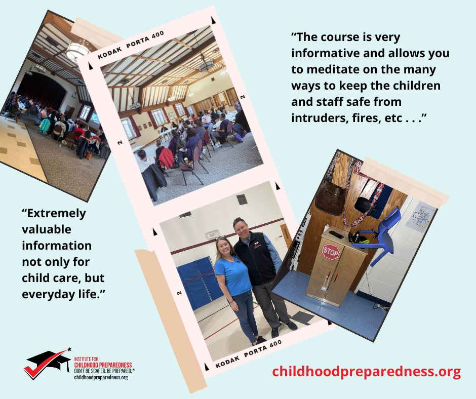 Schedule your training today: childhoodpreparedness.org/training

#beprepared #getready #childhoodpreparedness