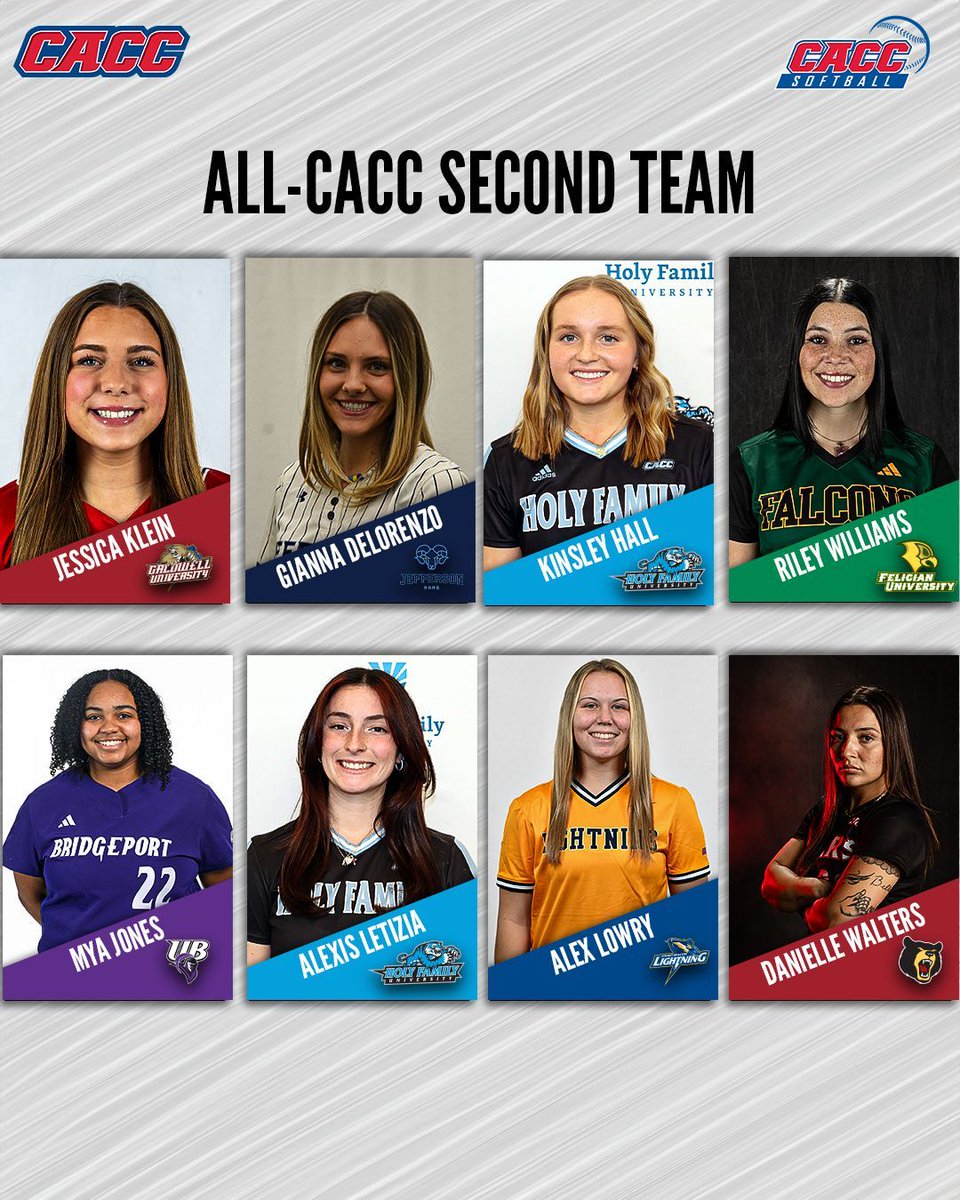 This year's Softball All-#CACC Second Team!